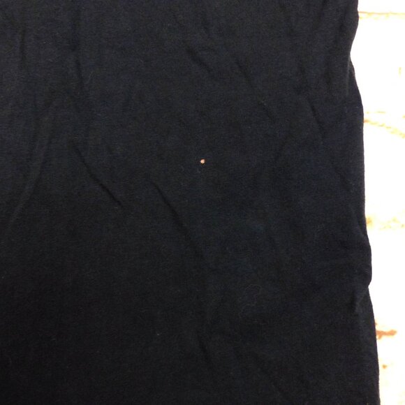 AMEN by Jato Mens T Shirt Black Size 54 Italy US L Rose Embroidered Rock Y2K - Picture 8 of 12